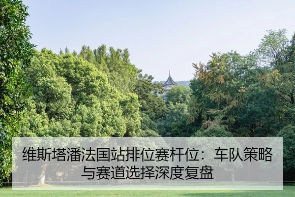 维斯塔潘法国站排位赛杆位：车队策略与赛道选择深度复盘 | CBA